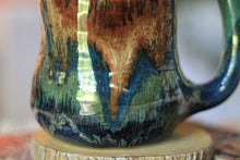 Load image into Gallery viewer, 09-B Starry Night Barely Flared Textured Divot Mug, 22 oz.