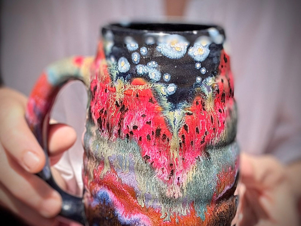 11-B Starry Night Swirly Mug - TOP SHELF MISFIT, 22 oz.