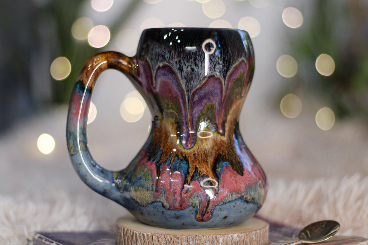 11-B Purple Haze Gourd Mug, 19 oz.