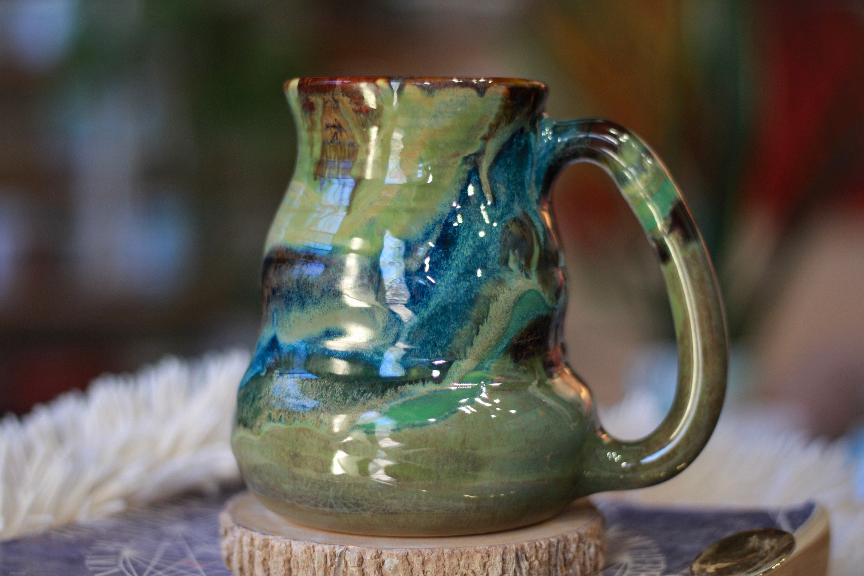 12-D Green PROTOTYPE Cuddle Mug, 18 oz.