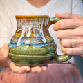 13-E New Wave Variation Flared Textured Mug, 20 oz.