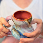 11-C Winter Rainbow Gourd Mug, 20 oz.