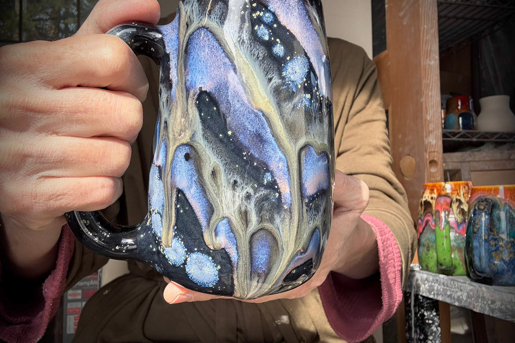 11-D Cosmic Amethyst Grotto Mug, 21 oz.