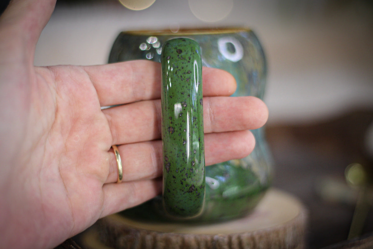 12-D Mossy Falls Petite Acorn Gourd Mug, 12 oz.