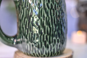 11-D Evergreen Christmas Textured Mug, 23 oz.