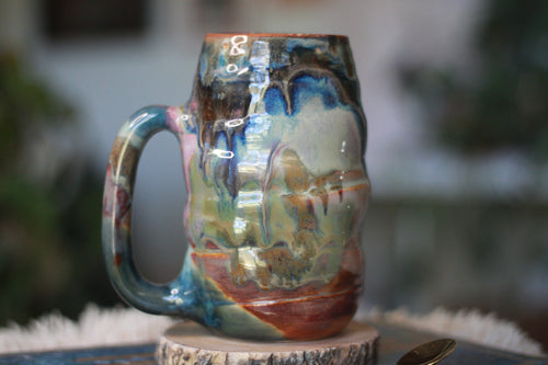 09-D Messy Grace Textured Mug, 20 oz.