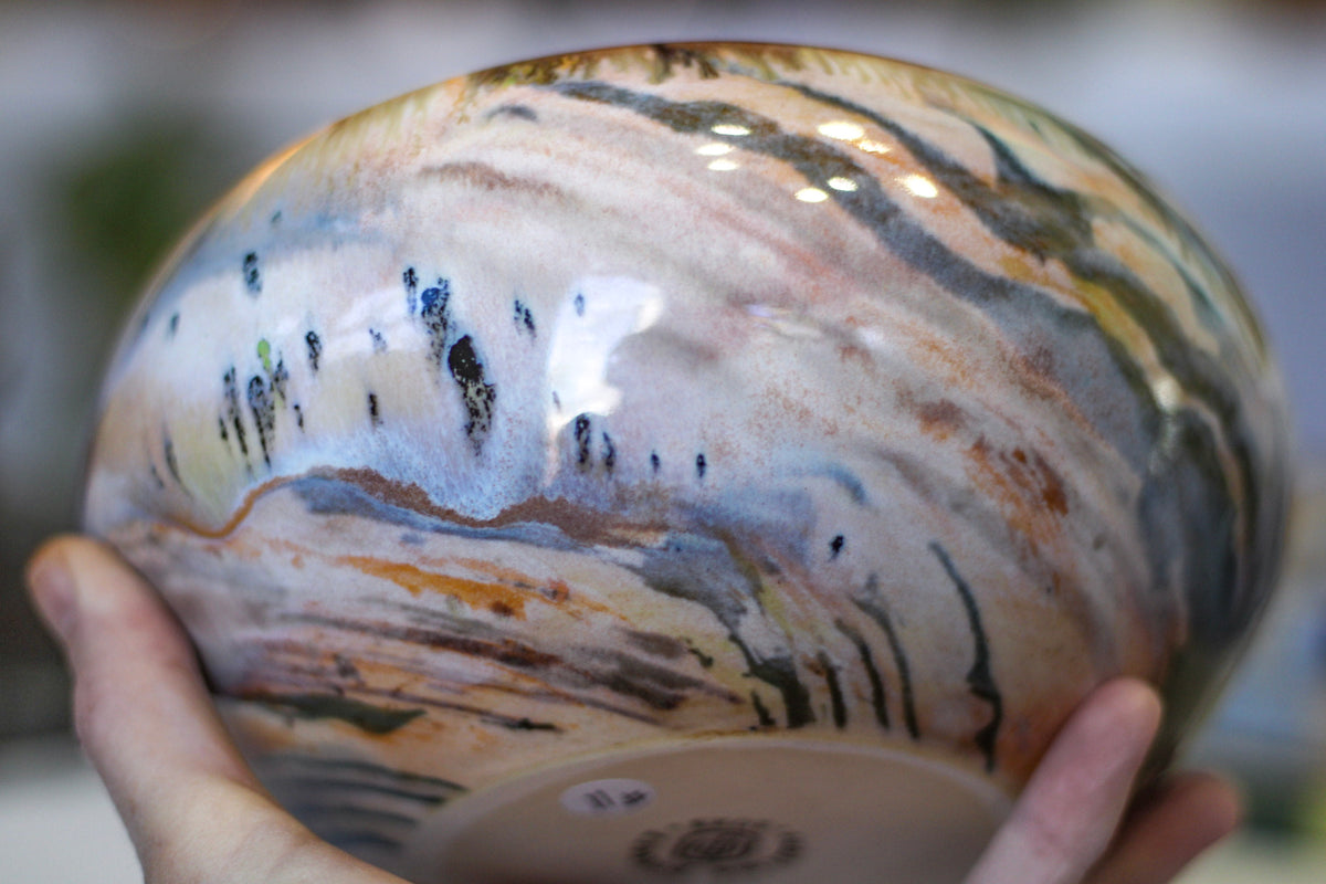 11-A Soft Earth Series PROTOTYPE Bowl - TOP SHELF, 28 oz.
