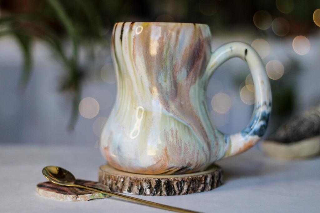 11-D Soft Earth Series Gourd Mug, 22 oz.