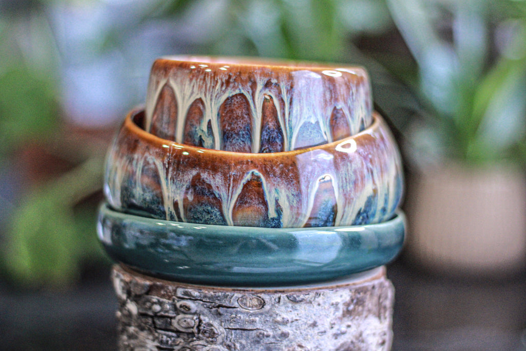 12-A New Wave Hermit Set - MINOR MISFIT, 10 oz. cup/ 10 oz. bowl - 10% off