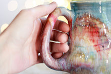 Load image into Gallery viewer, 09-D 'FLOW' Variation Barely Flared Textured Divot Mug, 18 oz.