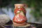 09-D Coral Mountains Barely Flared Textured Divot 'Cuddle' Mug, 17 oz.