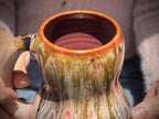 12-D Granny's Lace Gourd Mug - TOP SHELF, 20 oz.