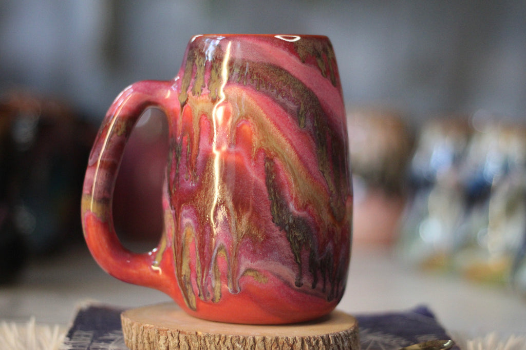 04-D Fuchsia 'FLOW' Mug, 24 oz.