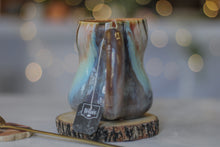 Load image into Gallery viewer, 11-B Soft Earth Series PROTOTYPE Petite Notched Gourd Mug - MISFIT, 12 oz. - 30% off