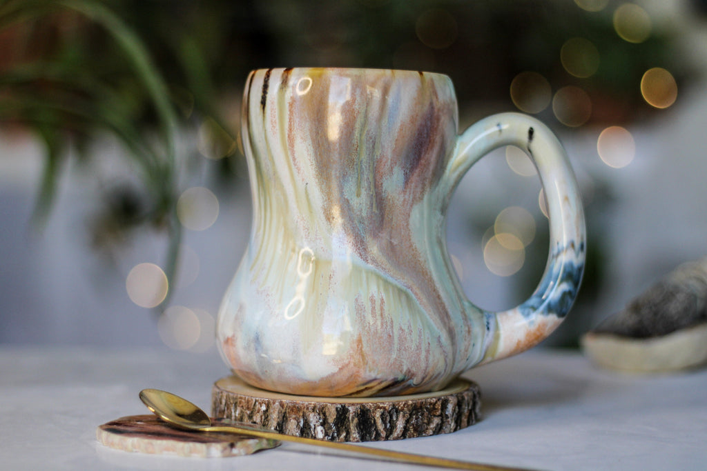 11-D Soft Earth Series Gourd Mug, 22 oz.