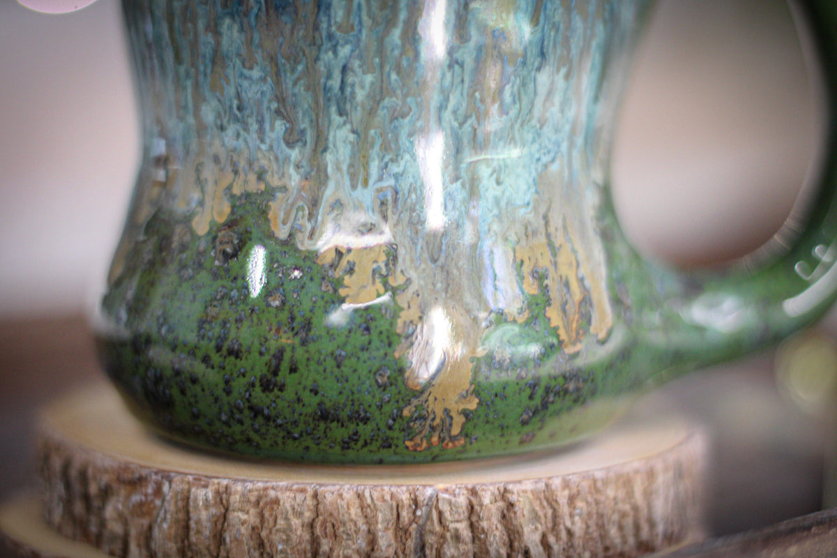 12-D Mossy Falls Petite Acorn Gourd Mug, 12 oz.