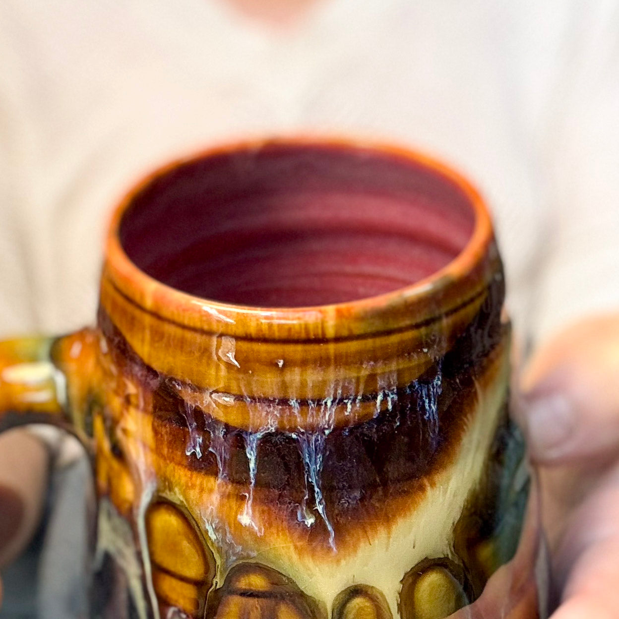 01-A New Earth Swirly Mug, TOP SHELF - 26 oz.