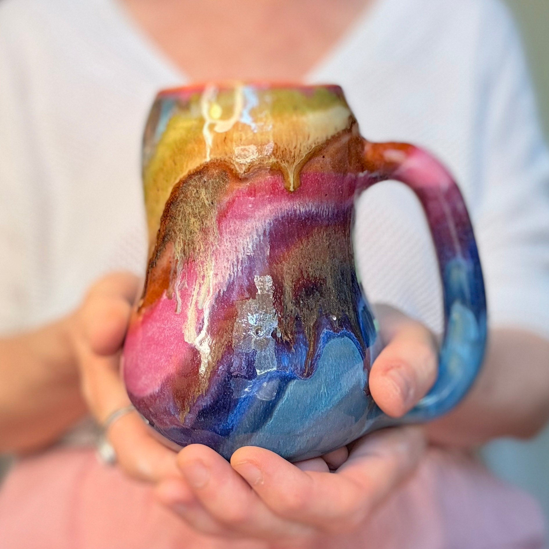 02-C Rainbow Gourd Mug, 20 oz.