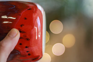 01-B Vibrant Red EXPERIMENT Mug - TOP SHELF, 21 oz.