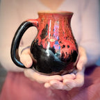 02-D Molten Melon Notched Flared Curvy Mug, TOP SHELF - 20 oz.