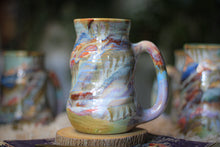 Load image into Gallery viewer, 02-E Chaos Barely Flared Textured Divot Mug, 21 oz. (This listing is for one mug)