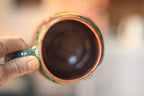 01-E Olive 'FLOW' Textured Divot Mug, 22 oz. (This listing is for one mug)