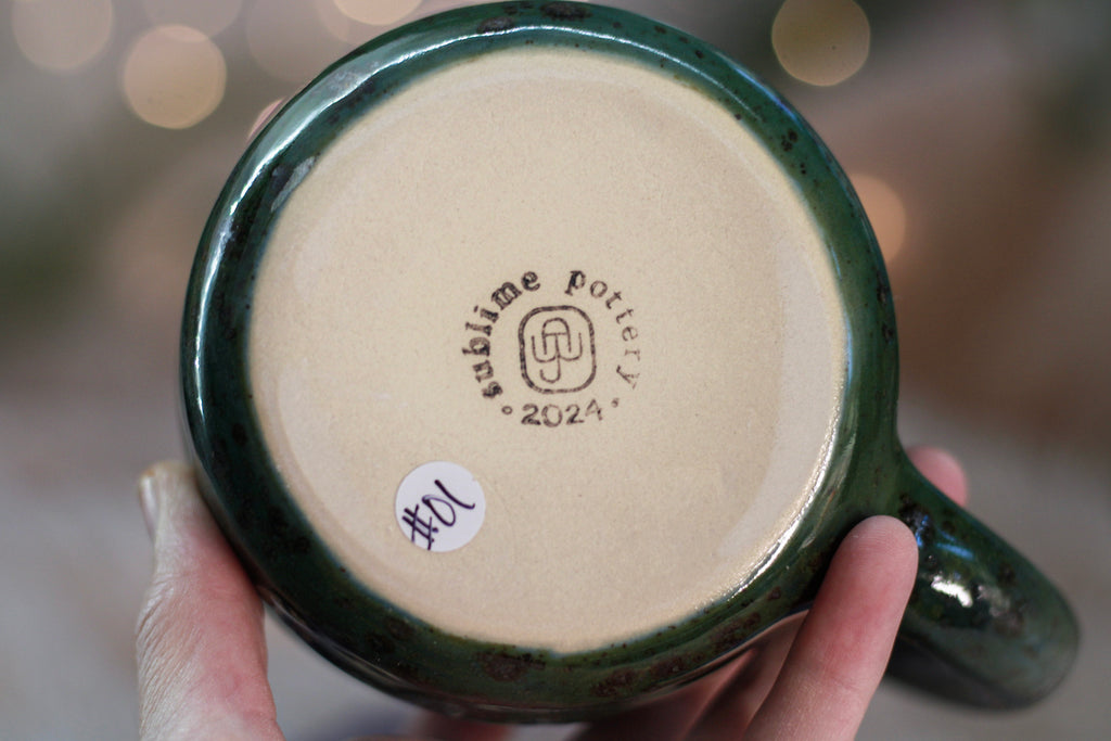 01-C New Wave Textured Mug - TOP SHELF, 27 oz