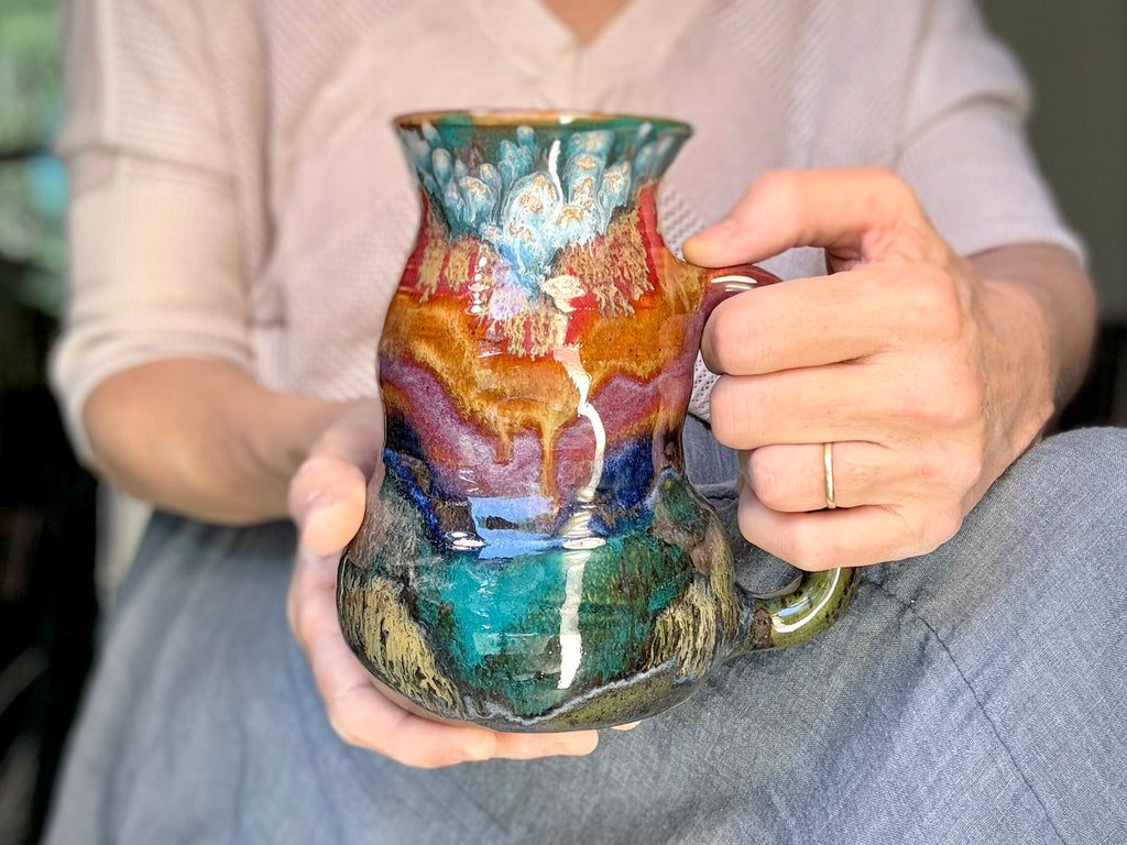 02-A Rainbow Valley Cuddle Mug - TOP SHELF, 26 oz.