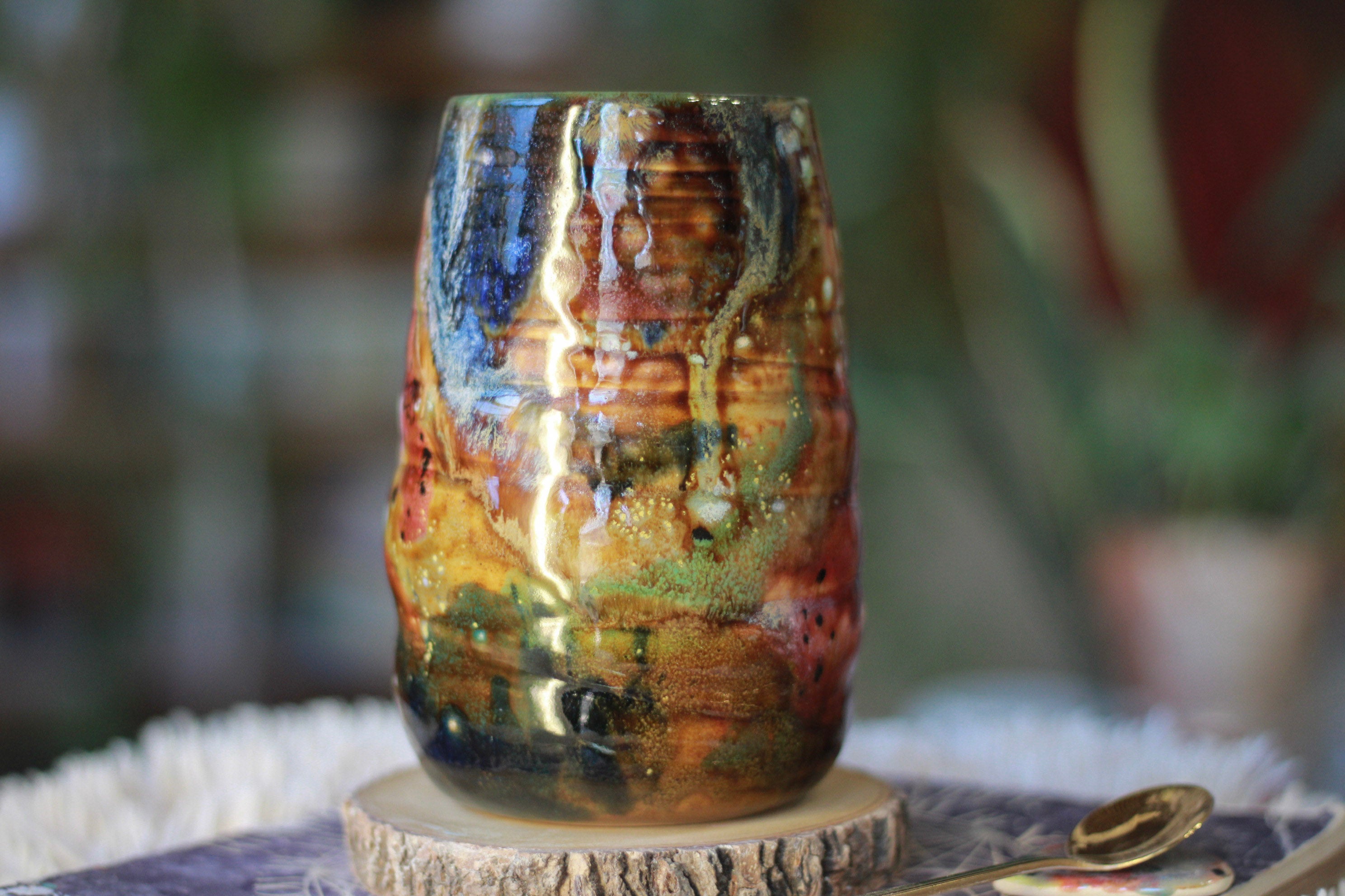 02-C Whimsy Textured Mug - TOP SHELF, 21 oz.