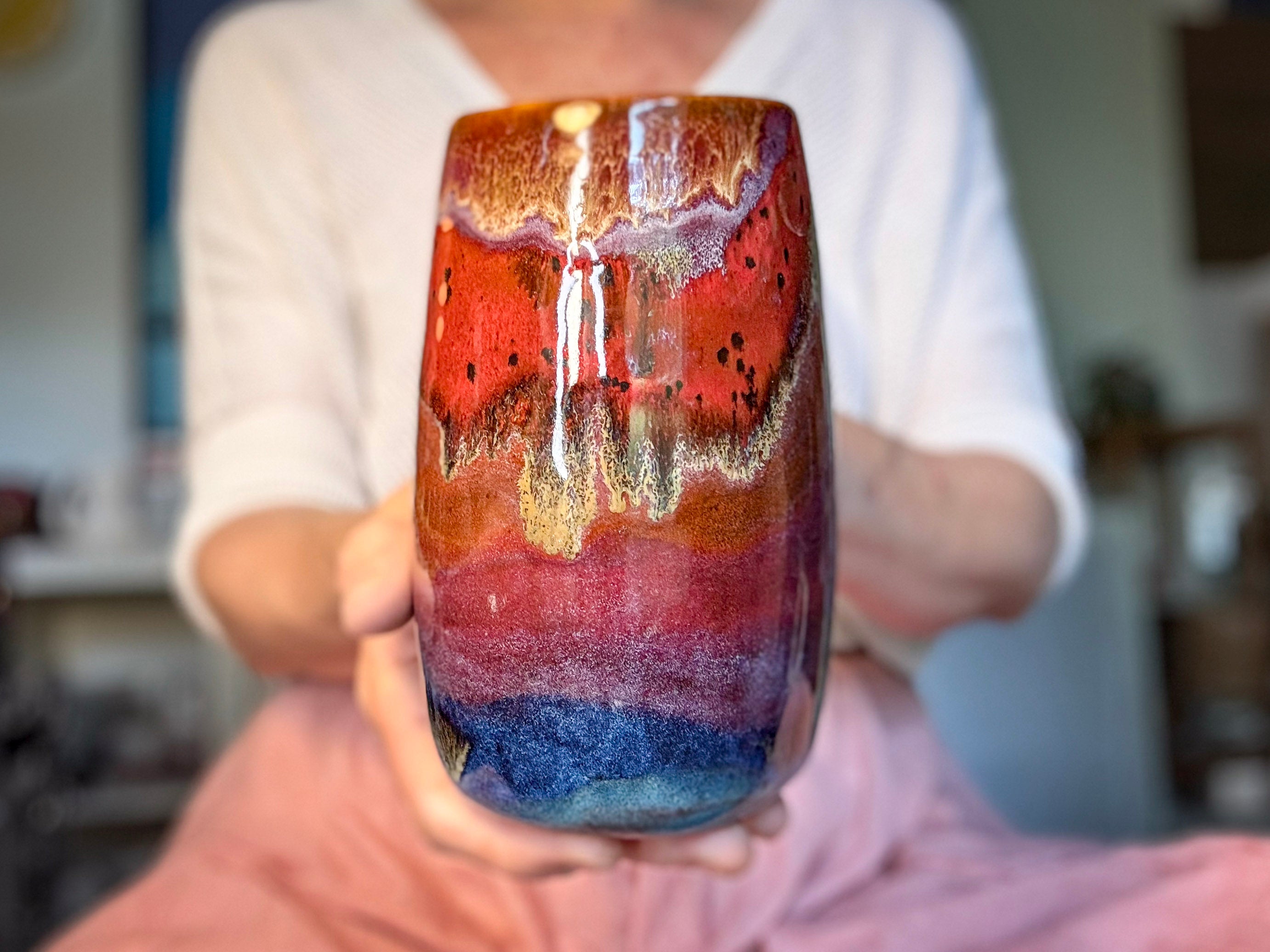 02-C Rainbow Grotto Mug - TOP SHELF, 24 oz.