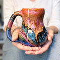 12-B Magenta Haze Gourd Mug, 20 oz.