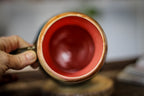 11-B Coral Meadows Gourd Mug, 27 oz.
