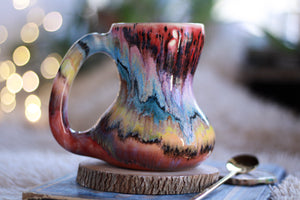 10-C Rainbow Family Gourd Mug - MINOR MISFIT, 14 oz. - 10% off