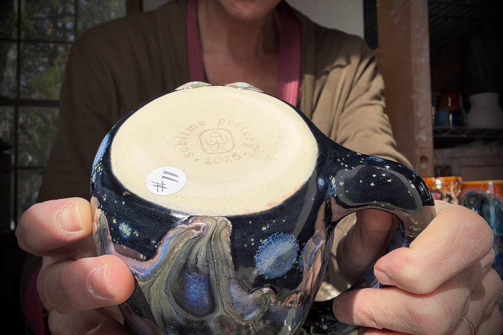 11-D Cosmic Amethyst Grotto Mug, 21 oz.