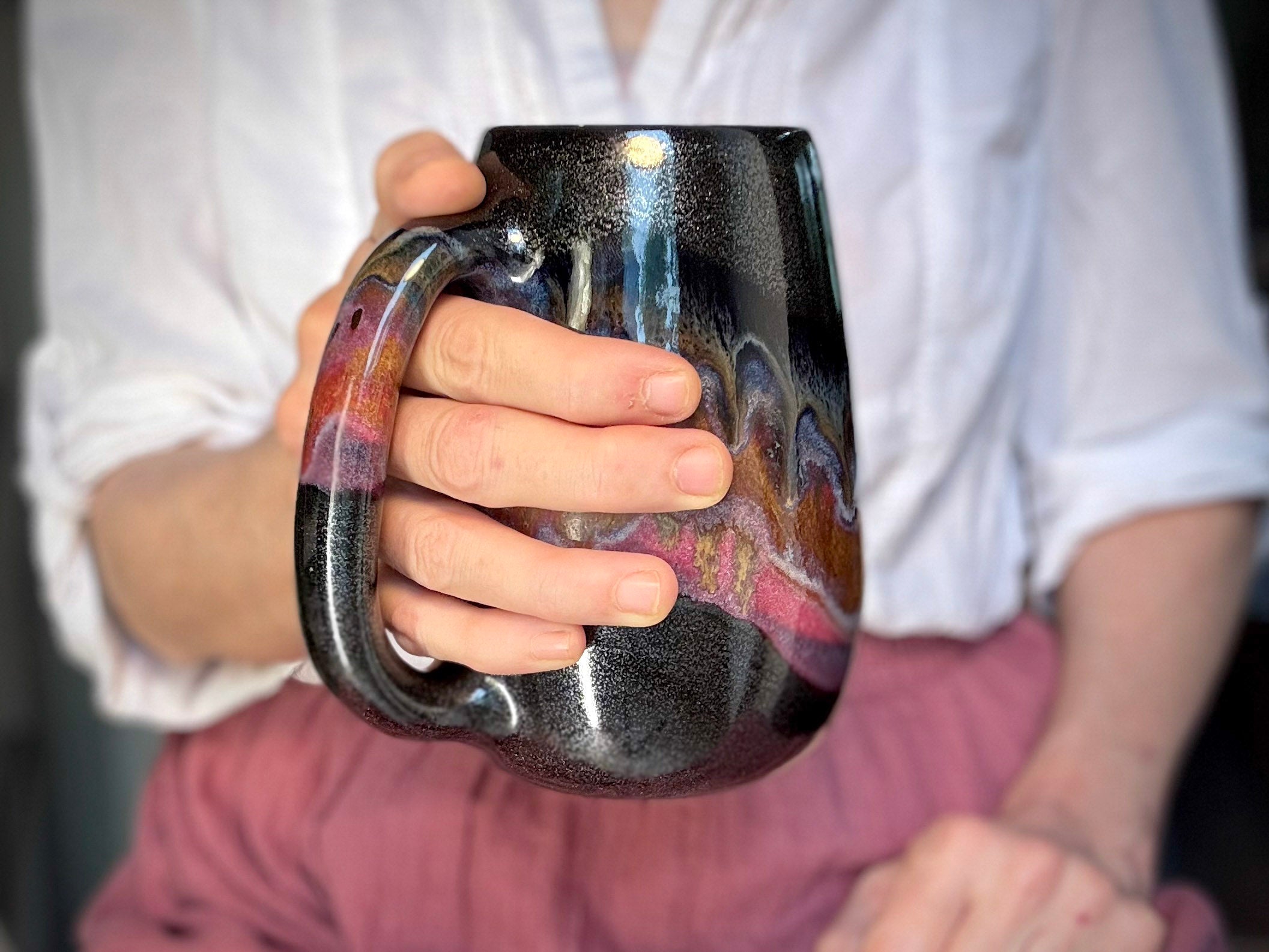 12-C Rainbow PROTOTYPE Mug - MINOR MISFIT, 28 oz.