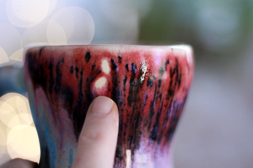 10-C Rainbow Family Gourd Mug - MINOR MISFIT, 14 oz. - 10% off