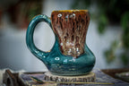 12-D Caramel Acorn Gourd  Mug, 20 oz.