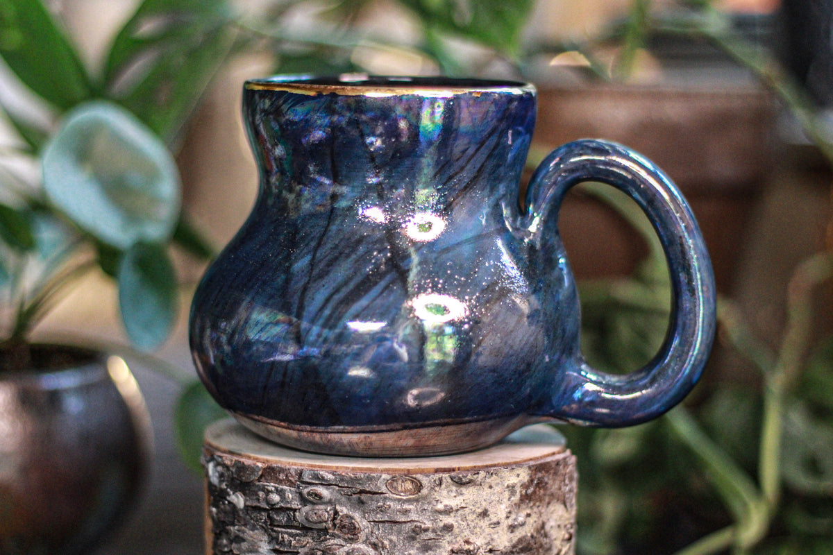 11-A Labradorite PROTOTYPE Gourd Mug - MISFIT, 25 oz. - 35% off