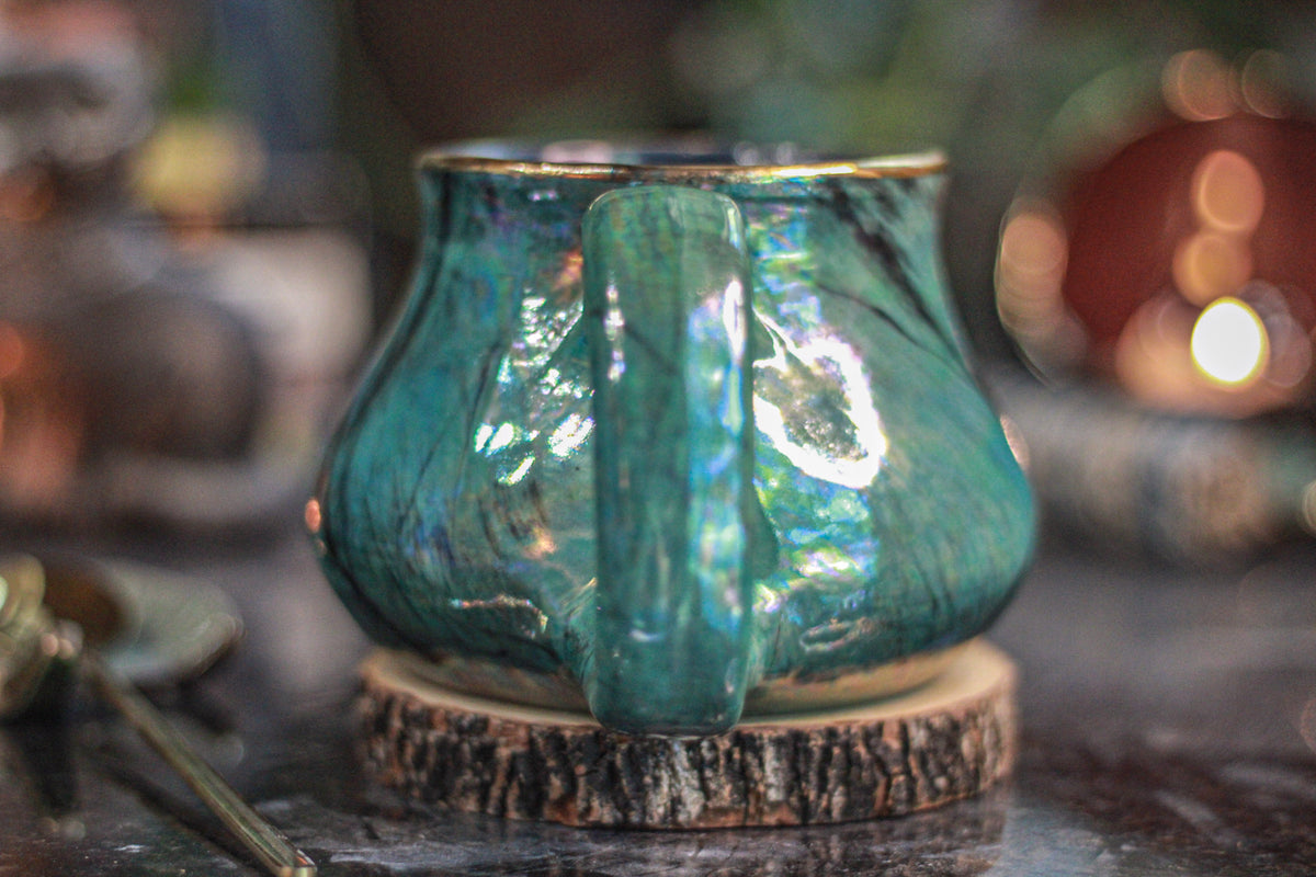 13-B Labradorite PROTOTYPE Squat Mug - MISFIT, 19 oz. - 15% off