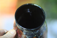 Load image into Gallery viewer, 09-B Starry Night Barely Flared Textured Divot Mug, 22 oz.