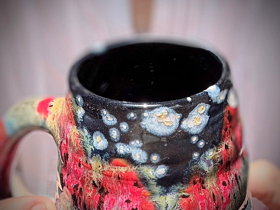 11-B Starry Night Swirly Mug - TOP SHELF MISFIT, 22 oz.