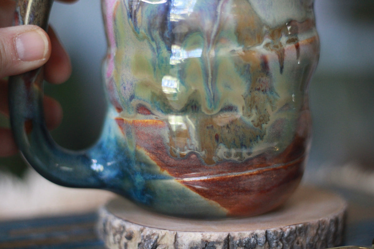 09-D Messy Grace Textured Mug, 20 oz.