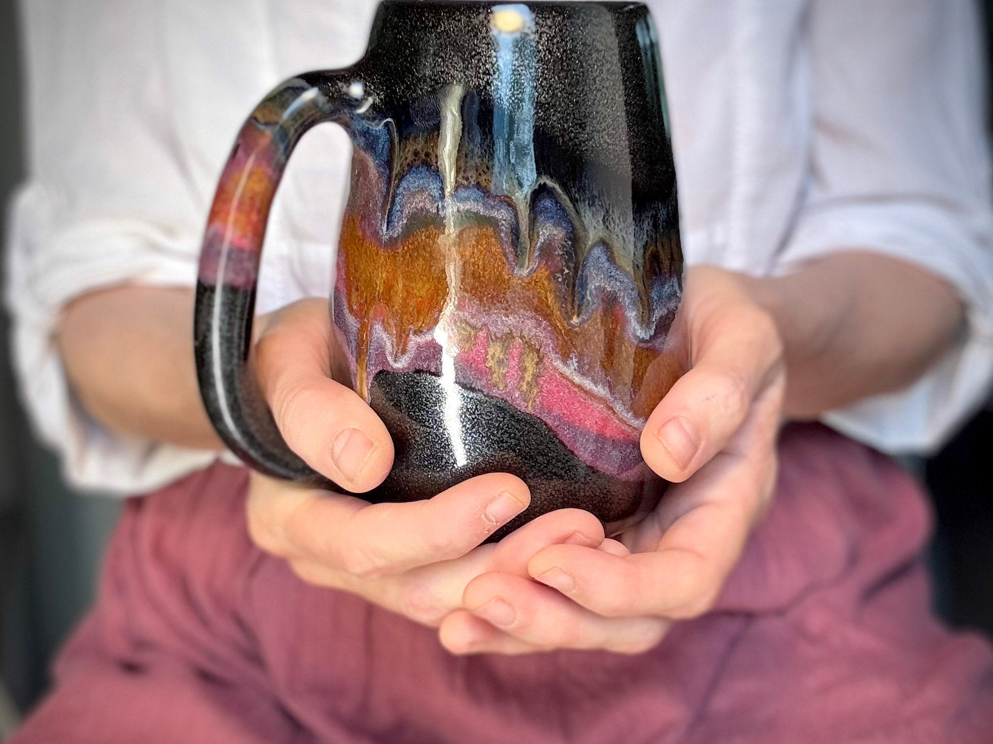12-C Rainbow PROTOTYPE Mug - MINOR MISFIT, 28 oz.
