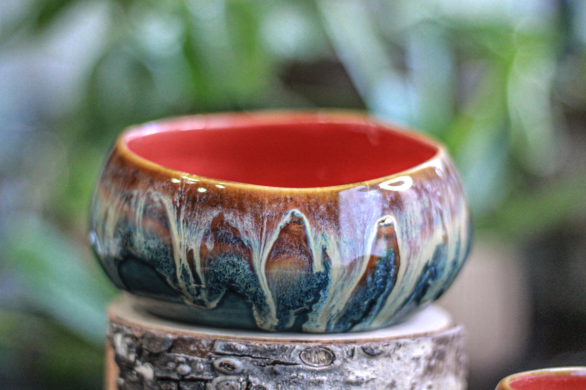 12-A New Wave Hermit Set - MINOR MISFIT, 10 oz. cup/ 10 oz. bowl - 10% off