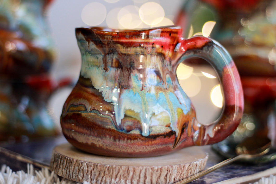 10-C 'FLOW' Flared Textured Squat Mug, 12 oz. (This listing is for one mug)