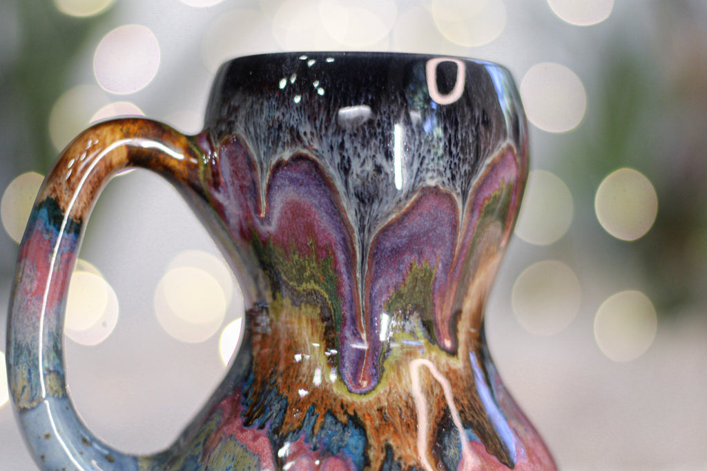 11-B Purple Haze Gourd Mug, 19 oz.