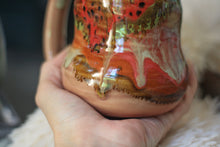 Load image into Gallery viewer, 09-D Coral Mountains Barely Flared Textured Divot &#39;Cuddle&#39; Mug, 17 oz.