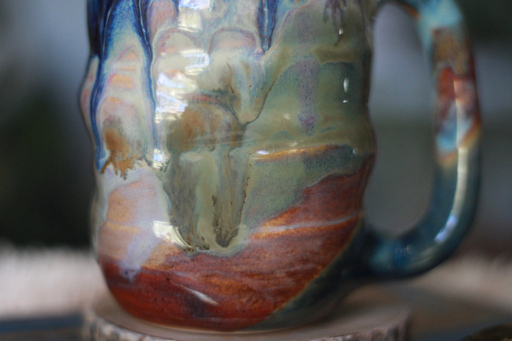09-D Messy Grace Textured Mug, 20 oz.