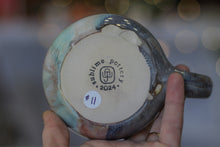 Load image into Gallery viewer, 11-B Soft Earth Series PROTOTYPE Petite Notched Gourd Mug - MISFIT, 12 oz. - 30% off