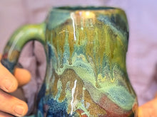 Load image into Gallery viewer, 13-D Turquoise PROTOTYPE Mid Mod Mug, 21 oz.